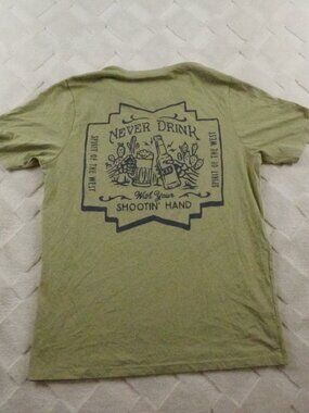 Sendero T-Shirt Mens Medium Graphic Print Crew Neck Short Sleeve Western Cowboy